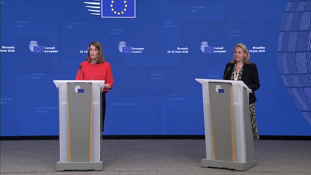 Press Conference by Roberta METSOLA, EP President, following her participation at the European Council meeting: Q&A